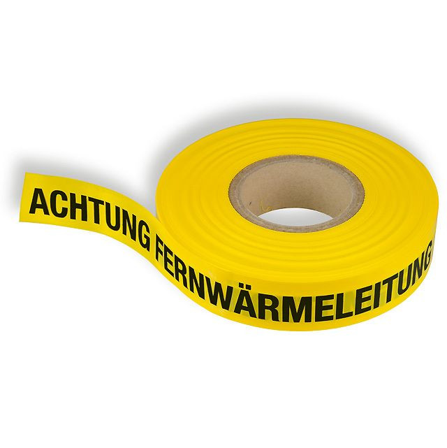 Trassenband "Achtung Fernwärmeleitung"