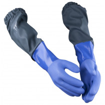 PVC-Handschuh mit Gummistulpe